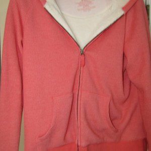 L.L. Bean Woman's Fleece lined full zip hoodie